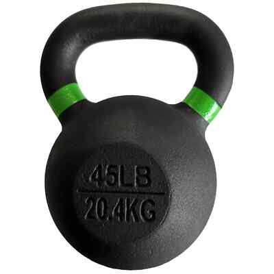 BalanceFrom Cast Iron Kettlebell, Single, 45 lbs
