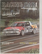 Racing car News 1987 Jul Jaguar D Type Mitsubishi Starion Nissan Skyline Turbos 