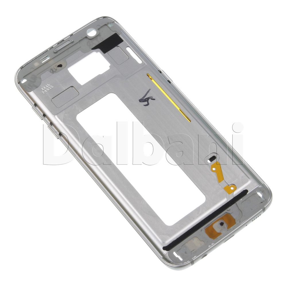 Samsung Galaxy S7 Edge Mid Frame and Bezel Housing Replacement Part White