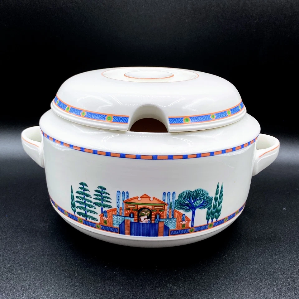 Sopera vintage Villeroy & Boch Via Appia con tapa Luxemburgo para servir verduras Foto 3 de 4