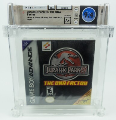 Game Boy Advance *Jurassic Park III: The DNA Factor* WATA 9.4 A+ no VGA
