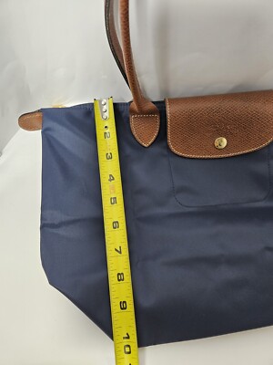 Longchamp Navy Tote Le Pliage Original Fold Up Shoulder Bag | eBay