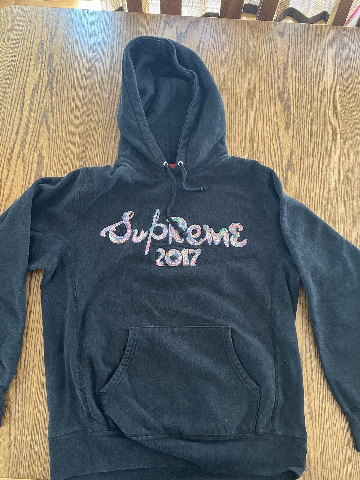 Supreme Hoodie Box Logo Brush FW 2017 Medium