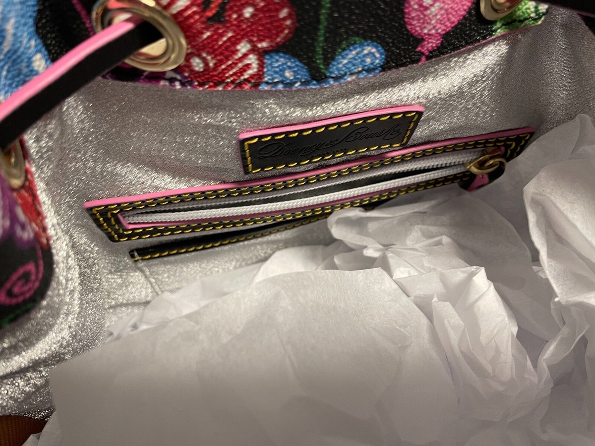 フロリダ ディズニードル 6枚袋有 Dooney & Bourke*Disney Parks*Mickey Balloons*10th