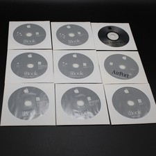 iBook Mac OS 9  X 10.1.4 Install 2002 Disc 1, 2 ,3, 4 Plus Software