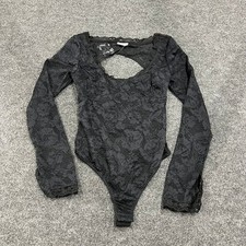 INTIMATELY By Free People Perfectly Fine Bodysuit Women's Size M Black
