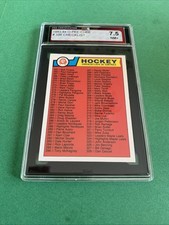 Vintage Hockey Card 1983/84 Opee Chee No.396 Checklist Unmarked KSA GRADED 7.5 