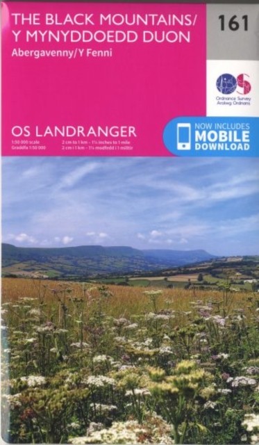 O.S. Landranger 161 the Black Mountains, Abergavenny /Y Mynyddoedd Duon, Y Fenni - Image 8