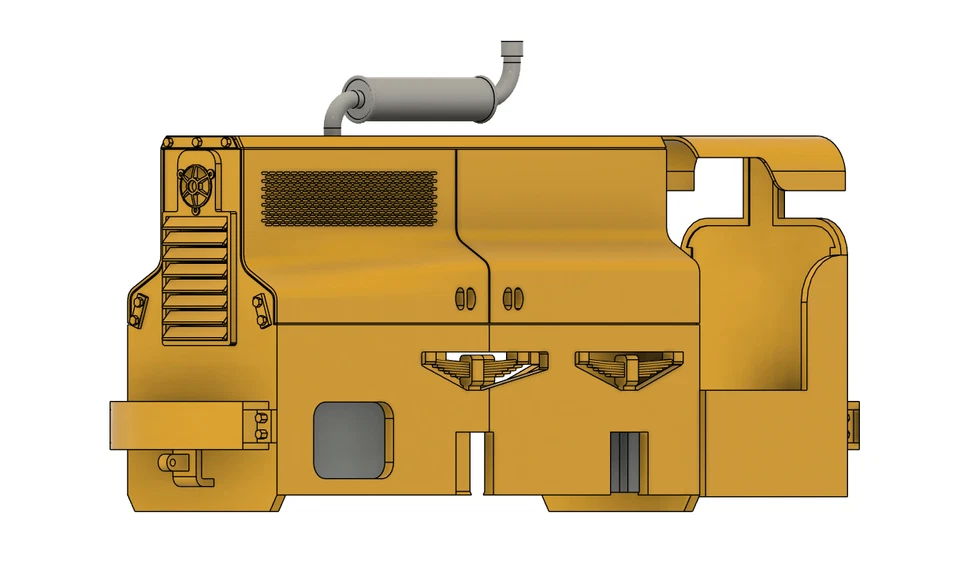 MODELLBAU KAUSSEN Deutz A2M Feldbahn Spur 0f Bausatz ohne Fahrwerk