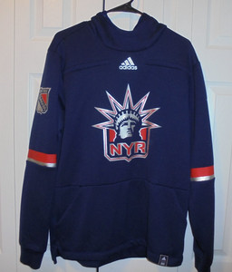 Adidas New York Rangers Reverse Retro NHL Lady Liberty Hoodie Men's M Nice!