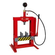 HOLZMANN Werkstattpresse WP 10H inklusive Manometer zur Druckkraftanzeige NEU