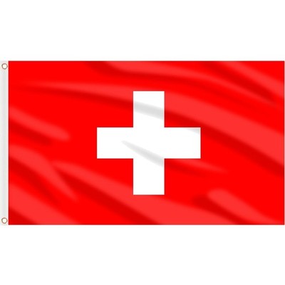 Schweizer Flagge 150x90 cm Fahne Fußball WM Party Dekoration Polyester
