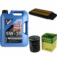 Mann Inspektionspaket 5L Liqui Moly Longtime 5W-30 FüR Honda Accord VII 2.0 2.4