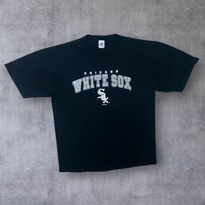Vintage Russell Athletic MLB (2003) Chicago White Sox Baseball Black T-Shirt L