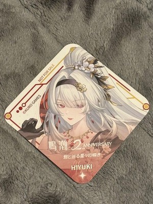 Wuthering Waves 2nd Anniversary Anniversary Fes AniMate Cafe Coaster Hiyuki