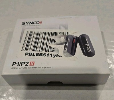 SYNCO P2XL P1/P2X Digital 2.4GHz Wireless Lavalier Microphone 