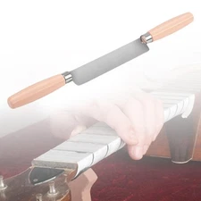 Fretboard Remover Leveling Handly with Wood Handle Stable Guitar Neck Repair