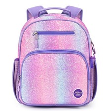 mibasies Girls Backpack 5-8: Glitter Kids Backpacks for Girls - Girl Bookbag ...