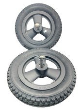 Quickie Iris Wheelchair Pair Of Wheels Tilt Flat Free Primo 12.5 2.25 Pins