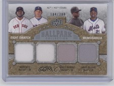 2009 Ballpark Collection David Ortiz Ian Kinsler Hanley Ramirez Melvin Mora 4g8