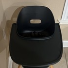 Black Lalo Baby High Chair w/ Removable Tray & Safety Harness High Chair — photo 2