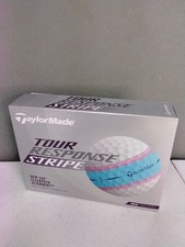 TaylorMade Tour Response Stripe Golf Balls 12 Pack 2024 Model 360 ClearPath Alig