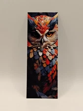 Autumn Guardian Owl Bookmark