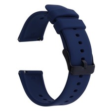 Silicone Watch Bands 22mm  Waterproof Soft Rubber Replacement Straps for Smart
