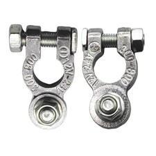 2pcs Leisure Battery Terminals Connectors Clamps Motorhome