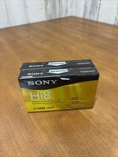 Sony Hi8 Digital8 60/120 HMP P6-120HMPL, LOT of 2 Sealed Camcorder Tapes