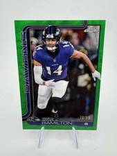 2025 Topps Chrome Football  Kyle Hamilton /99 Green Wave