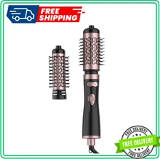 ANWA 4-in-1 Rotating Hair Dryer Brush Hot Air Styler with 2 Detachable Brushes