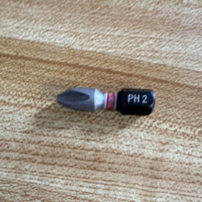 Milwaukee PH 2 Steel Drill Bit Silver Black Red for Cutting, Suitable for Drill