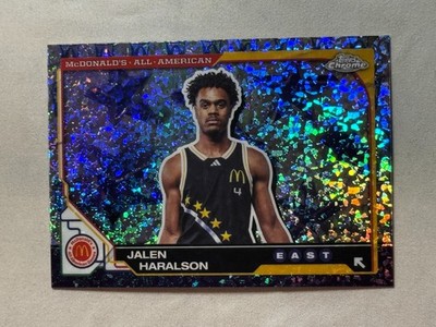 2025 Topps Chrome Mcdonald's All-American McFlurry Refractor Jalen Haralson #42
