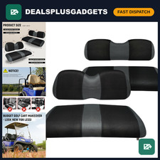 4 PCS Golf Cart Seat Covers Front Rear, Fits Club Car Precedent, Waterproof