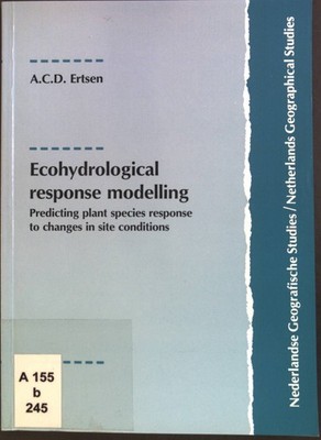 Ecohydrological response modelling. Predicting plant species response to changes