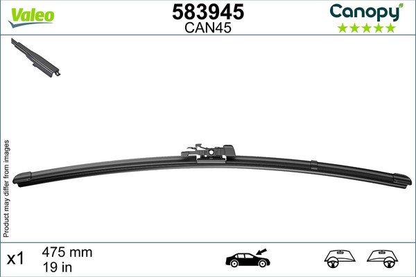 Valeo Wischblatt Rechts FüR Alpina Audi BMW Infiniti MERCEDES-BENZ Mini Renault-image