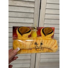 Disney The Lion King Simba Spa Headband Yellow Plush Taste Beauty New