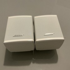 Bose Virtually Invisible 300 Wireless Surround Speakers White inc Wall Brackets.