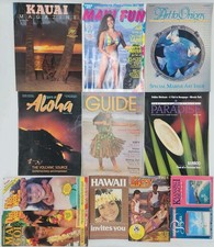 1980s Hawaii Travel Brochures Maui Honolulu Kauai Maui Aloha Island 13 Lot Vtg