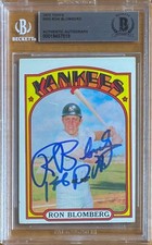RON BLOMBERG SIGNED w/ 