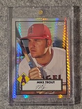 Mike Trout 2021 Mega Box Prism Refractor #156 Topps Chrome Platinum Angels 