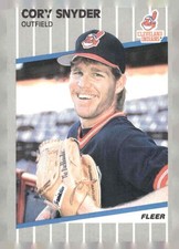 1989 Fleer #412 Cory Snyder