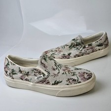 Vans Classic Slip-On Floral Tapestry Sneakers US Size Men 5.5 Women 7.0