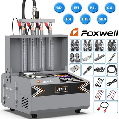 JT400 FSL TSL EFI GDI Fuel Injector Tester Cleaner Ultrasonic Cleaning Machine