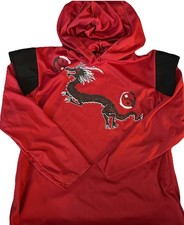 Boys Size Medium 6-8 Red Dragon Ninja Costume Dress Up 2 Piece Top  Pants