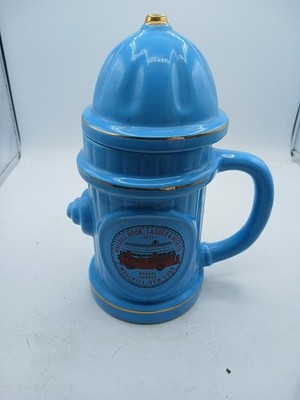 Vintage Wallkill Hook Ladder And Hose Co 1979 Beer Stein Lidded Mug Starcrest 