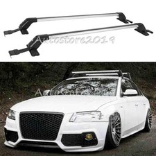 For Audi A4 S4 Rs4 Aluminum Car Top Roof Rack Cross Bars Luggage Carrierlock