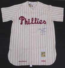 Robin Roberts 1950 Phillies Autographed Authentic Jersey JSA CK72805