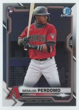2021 Bowman Chrome Geraldo Perdomo Rookie Diamondbacks #98 C60